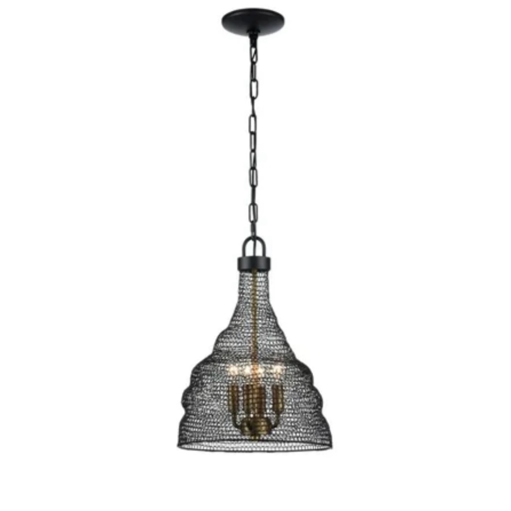 Zeev Urban Collection Traditional Pendant Light Dark Bronze P30064-4-DBZ